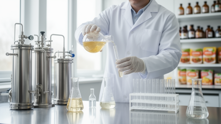 Whey Fermentation Yields Postbiotics for Functional Drinks and Food Packaging