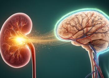 Kidney metabolic stress and Klotho resilience converge on the brain’s vasculature