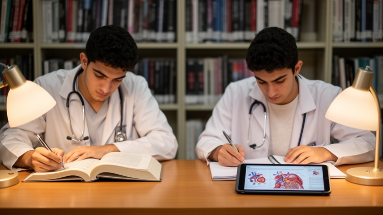 Reading modality shows no GPA advantage among Syrian medical students
