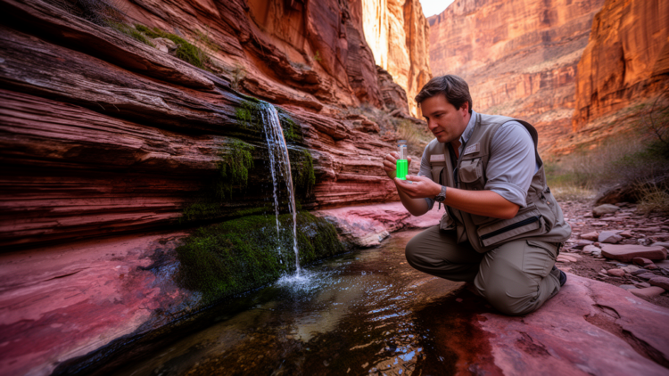 Dye trace reveals treated wastewater reaches Grand Canyon spring in months