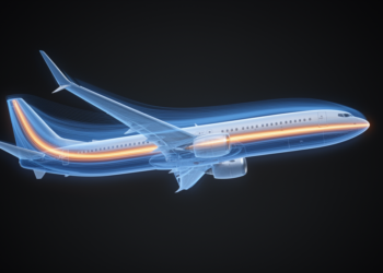 Simulated 737 MAX 8 reveals transonic shocks and peak cruise efficiency