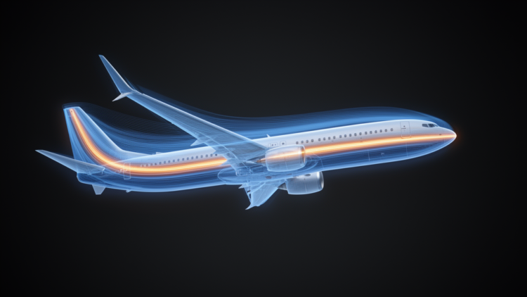 Simulated 737 MAX 8 reveals transonic shocks and peak cruise efficiency