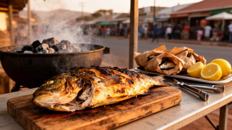 Grilled Roadside Fish in South Africa Carries Microplastics and Elevated Metals