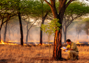 Six Decades of Seasonal Fires Show Little Effect on Tree Survival in Namibian Woodland
