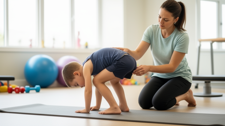 Flexible Spines, Weak Links? Study Finds Mobility and Strength Move Separately in Children