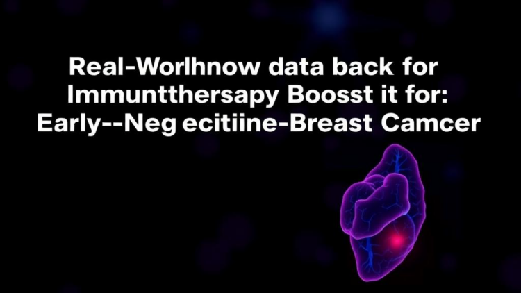 Real-World Data Back Immunotherapy Boost for Early-Stage Triple-Negative Breast Cancer