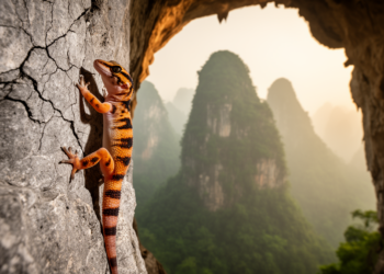 Climate change could erase the last strongholds of a vulnerable karst-dwelling tiger gecko