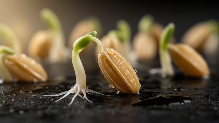 Multi-omics maps carbon metabolism’s staged handoff as rice seeds germinate