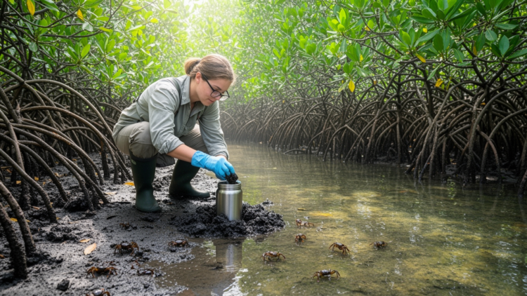 Mangrove Sediments Show Low Heavy Metal Pollution