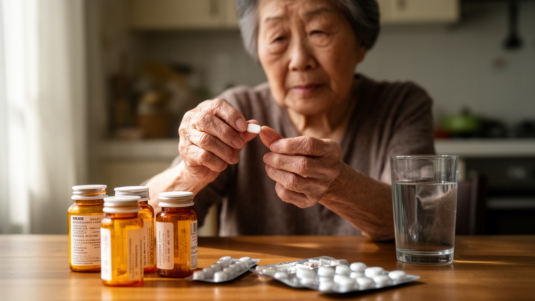 Common Drug Residues Linked to Lower Kidney Function in Older Chinese Adults
