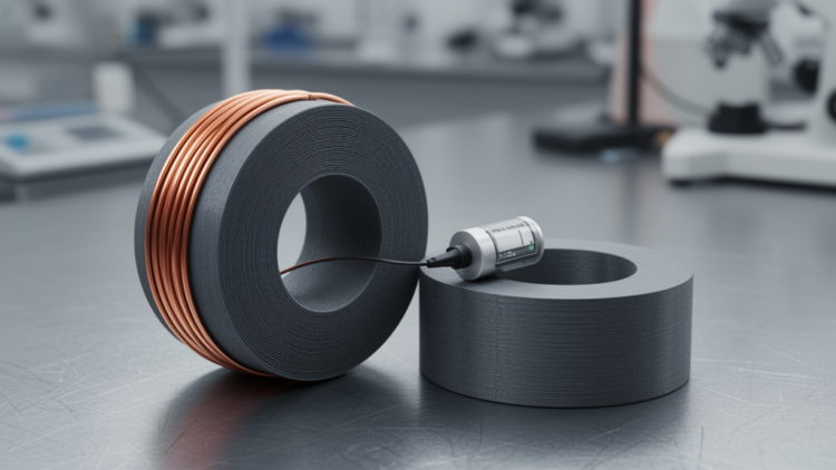 3D-Printed MnZn Ferrite Core Achieves Magnetic Performance Comparable to Conventional Parts