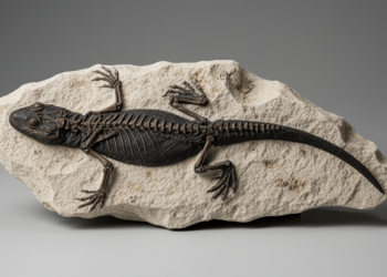 Armored fossil reveals first fully marine amphibian from Triassic seas
