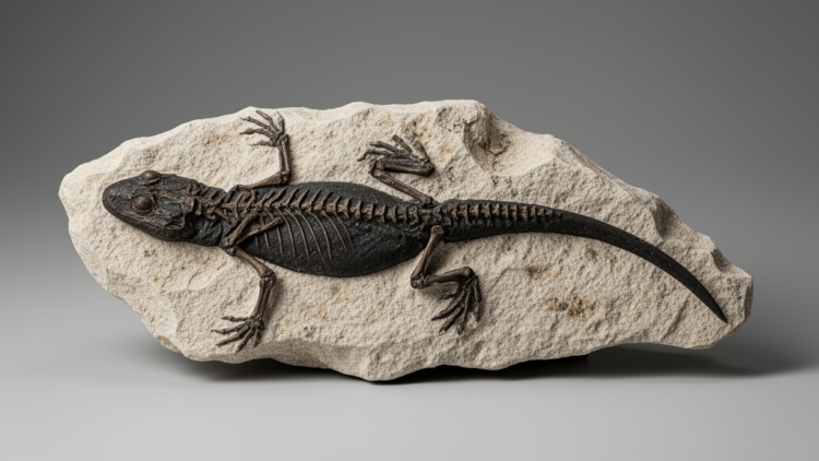 Armored fossil reveals first fully marine amphibian from Triassic seas