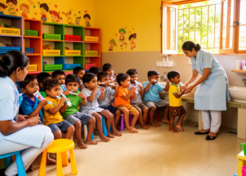 Kerala study co-designs supervised toothbrushing through Anganwadi centres