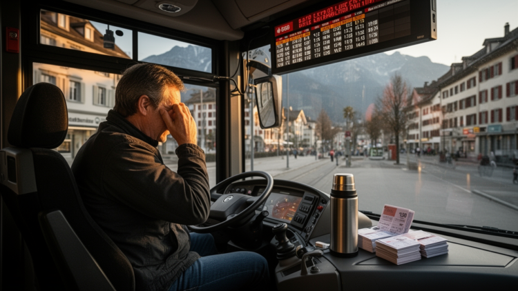 Cross-sectional study links Swiss bus driver burnout to demanding working conditions