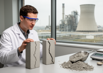 Review maps waste concrete powder’s emissions savings against weaker mortar performance