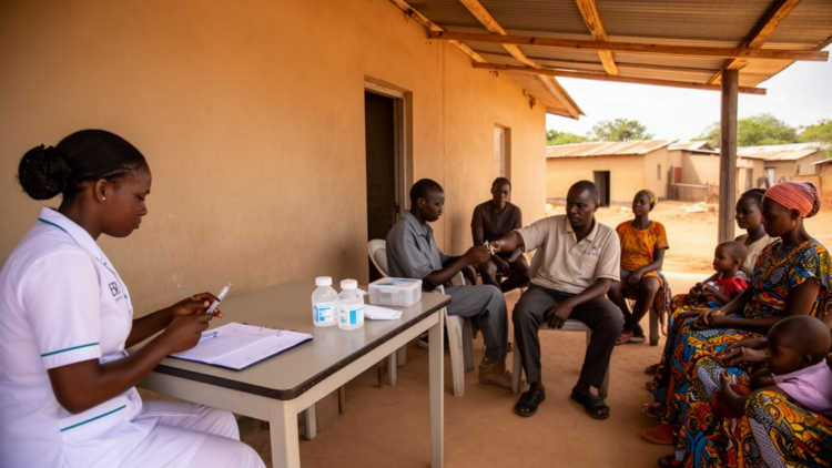 Hepatitis B vaccination gaps cluster by community in eight African countries