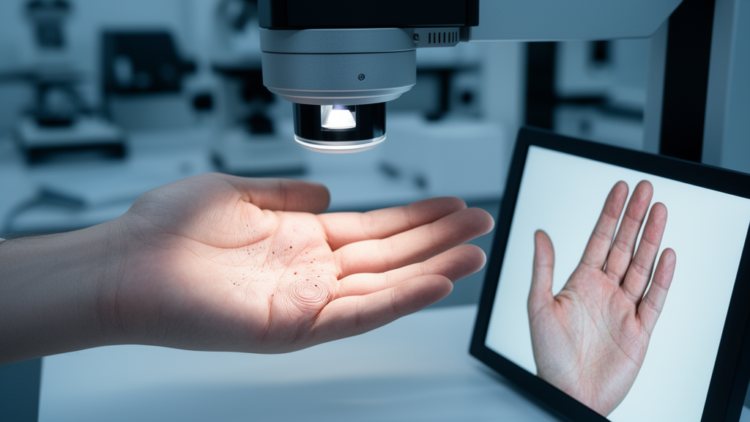 Vision Transformer pipeline improves palmprint images in 100-image study