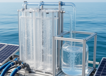 Pilot system co-produces hydrogen and fresh water from seawater