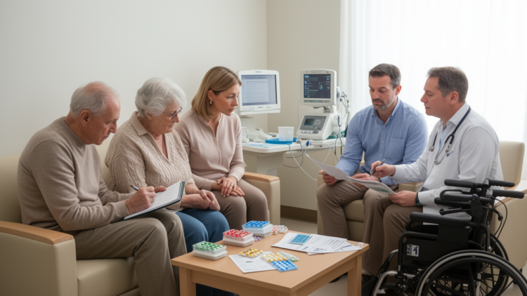 Heart failure discharge readiness takes three distinct family profiles
