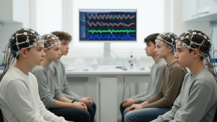 Cross-sectional EEG study identifies two adolescent depression subgroups