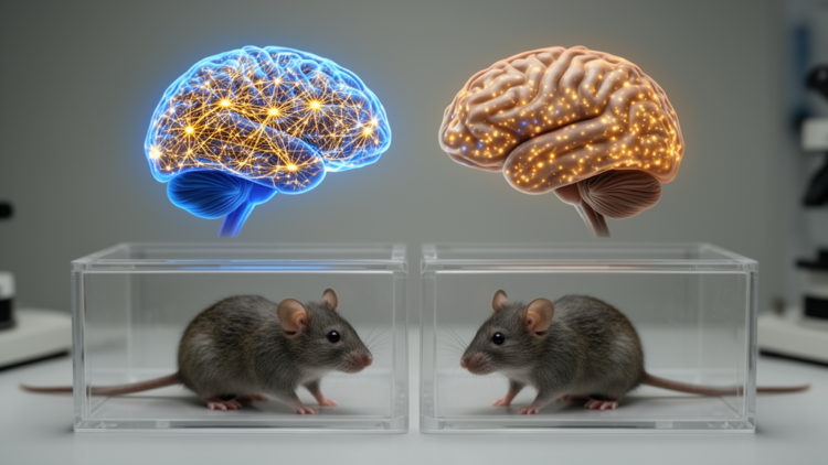 Autism-risk mouse models reveal two opposing brain states
