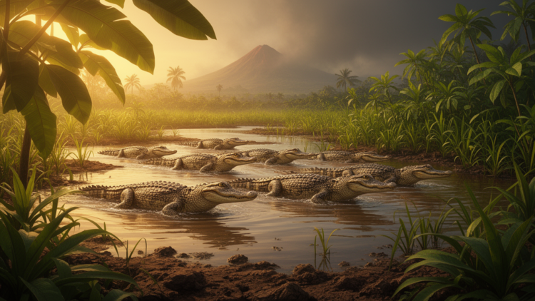 Warm-climate tracking may have helped crocodilian relatives survive the dinosaur extinction