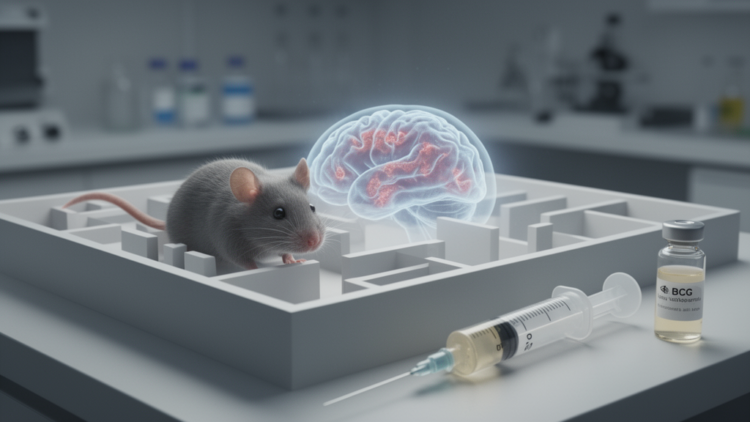 BCG vaccine reduces tau pathology and improves memory in dementia-model mice