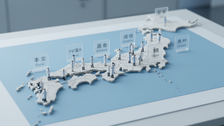Japan residency quota simulation finds regional physician disparities largely unchanged