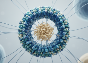 CCAN protein complex forms spherical shell before cell division