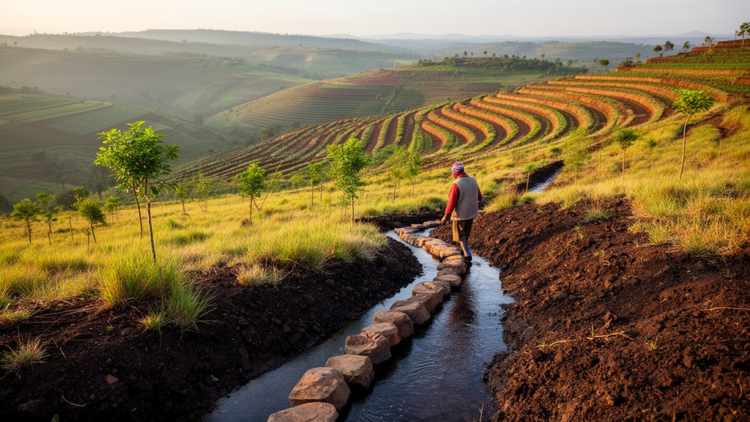 Integrated watershed management linked to lower soil erosion in Ethiopia