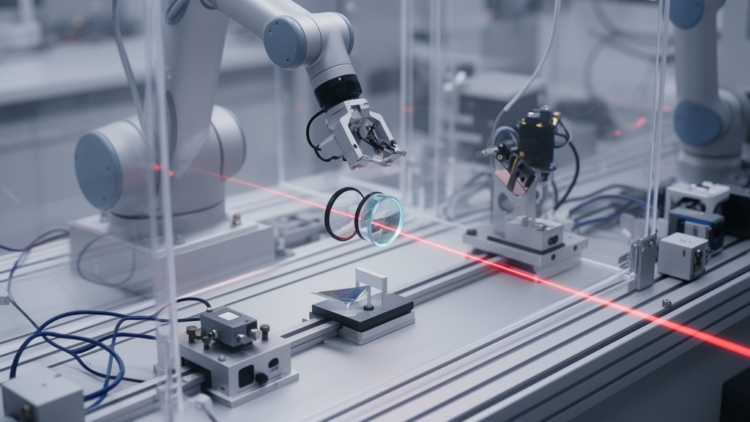 Research report: Robotic lab sets up and runs optics experiments on demand