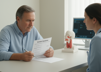 Research report: Patient-reported somatic symptoms and lifestyle factors associated with psychological distress in patients with papillary thyroid carcinoma: a cross-sectional analysis