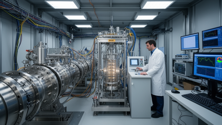BASE study demonstrates antiproton road transport and month-long storage