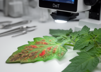 DeiT framework pairs plant disease detection with interpretable severity estimates