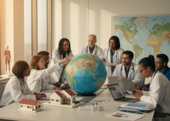 Scoping review links international health education partnerships to varied outcomes