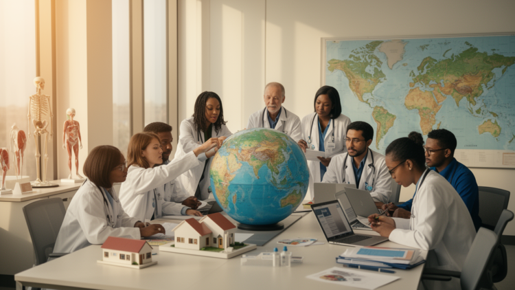 Scoping review links international health education partnerships to varied outcomes