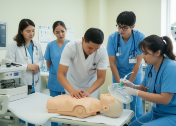 Research report: Application of case-based scenario simulation teaching in cardiopulmonary resuscitation training for medical and nursing interns