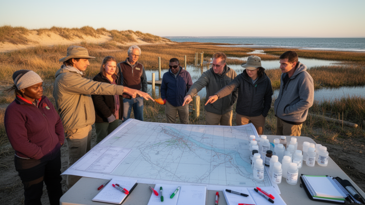 Participatory case study maps coastal groundwater degradation feedbacks