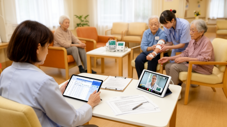 Scoping review finds fragmented digital health evaluations in long-term care homes