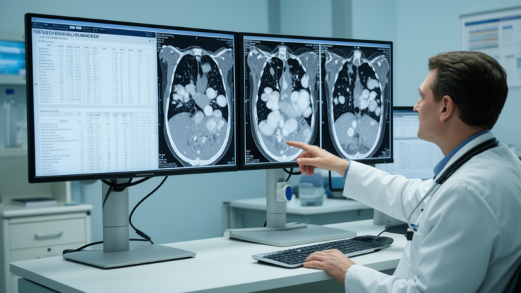 Retrospective cohort links imaging features to outcomes in non-HIV Pneumocystis pneumonia