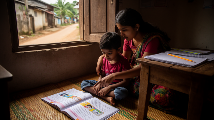 Home reading gaps associated with primary school dropout in Bangladesh