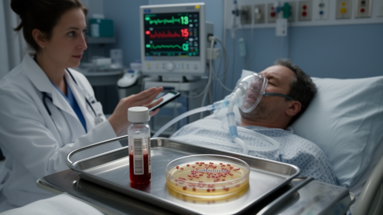 Respiratory failure linked to mortality in adult invasive Salmonella cohort