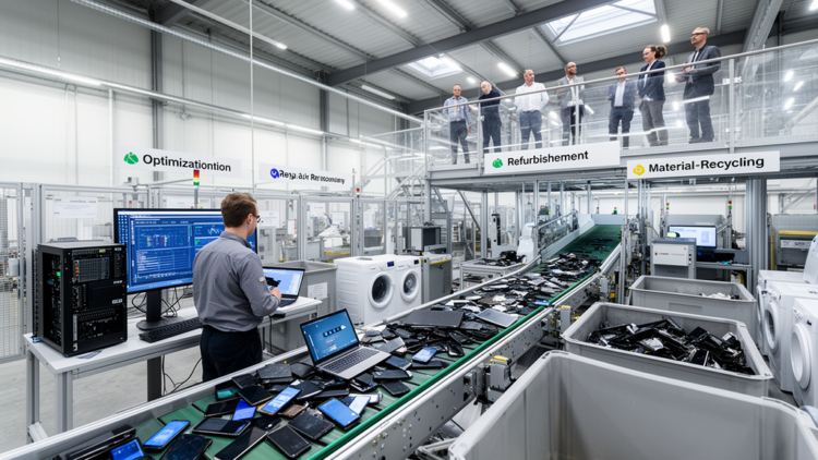 Learning-based hybrid method improves circular e-waste network optimization