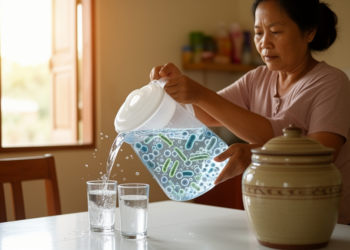 Microbial recontamination associated with household water use practices in Cambodia