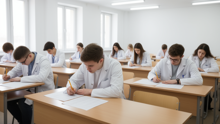 Systematic review finds test anxiety affects about half of medical students