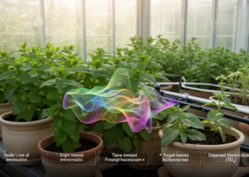 Machine learning assesses lemon balm responses to drought, fungi and TiO₂ nanoparticles
