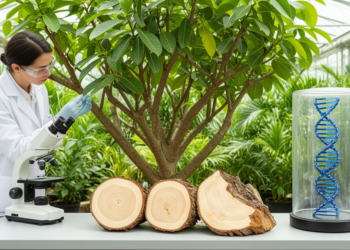 Rubber Tree Genome Links Wood Traits to 33 Genetic Associations