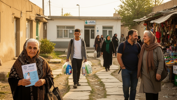 Path analysis links health, socioeconomic conditions and happiness in Iranian cohort
