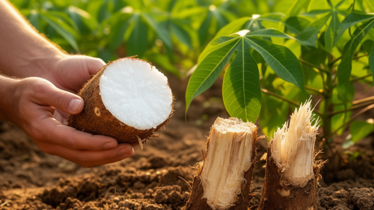 Induced cassava mutations link more starch with less lignin